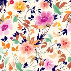 Abstract Floral Background Play Mat (rectangle) by kyorashop23