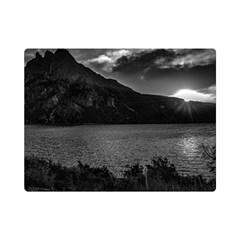 Nahuel Huapi Lake And Andes Range Mountains Landscape, Bariloche, Argentina Premium Plush Fleece Blanket (mini) by dflcprintsclothing