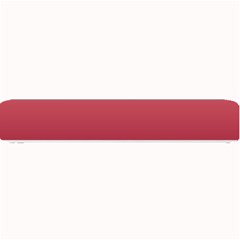 Coral Pink To Burgundy Red Linear Gradient Small Bar Mat by GradientsOmbre