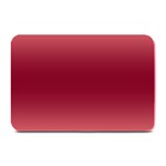 Coral Pink To Burgundy Red Bilinear Gradient Plate Mats 18 x12  Plate Mat