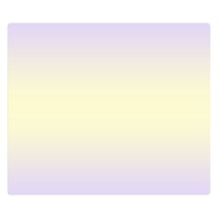 Pale Violet To Cream Yellow Bilinear Gradient Premium Plush Fleece Blanket (small) by GradientsOmbre