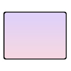 Pale Violet To Pale Pink Linear Gradient Fleece Blanket (small) by GradientsOmbre