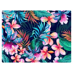 Hawaiian Flowers Hawaii Premium Plush Fleece Blanket (extra Small) by Cemarart