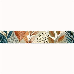 Leaves Pattern Flora Small Bar Mat by Sabxi