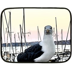 Fisherman?¯s Ward, San Francisco, Ca Two Sides Fleece Blanket (mini) by RiverRootz