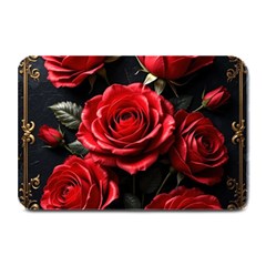 Red Roses Plate Mats by Sabxi