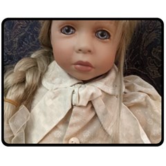 Designer,s Doll-1 Fleece Blanket (medium) by bestdesignintheworld