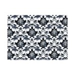 Gothic Leaf Pattern Premium Plush Fleece Blanket (Mini) 35 x27  Blanket Front